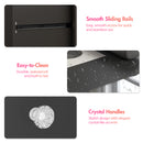 Advwin Manicure Table Glass Top w/Dust Collector