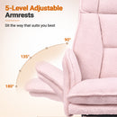 Advwin Office Armchair with Adjustable Arms & Footrest