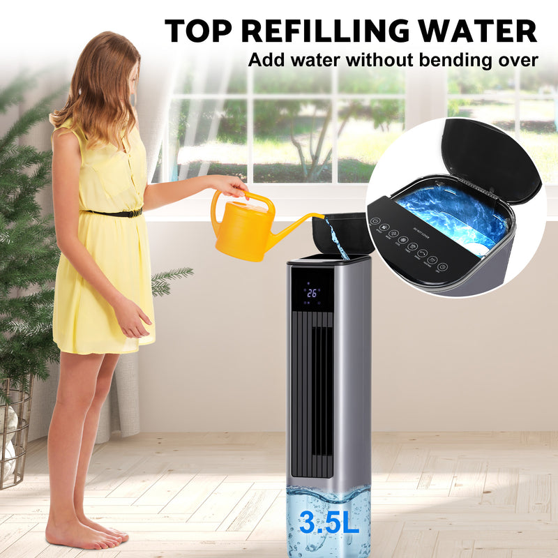 Advwin 2 in 1 Cooler & Heater with 2 Ice Box