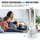 Advwin Bladeless Tower Fan 2 in 1 Electric Heater Fan