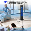 Advwin Electric Tower Fan w/ 90° Oscillation & Remote