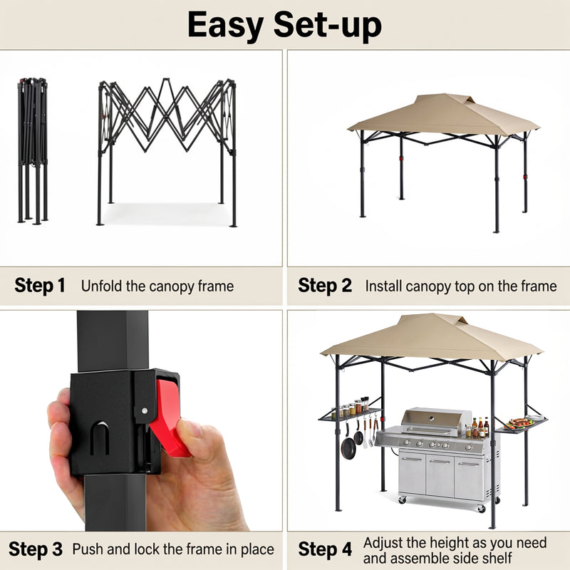 Advwin Outdoor Foldable Patio Canopy Tent