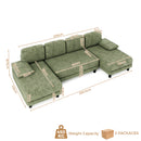 Advwin Sectiona Sofa 4-Seater U Shape Couch