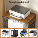 Advwin Large Mobile Printer Stand with Charging Station