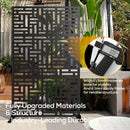 Advwin Geometric Metal Privacy Screen 119x183.5cm