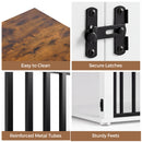 Advwin Dog Crate Furniture End Table with 3 Doors