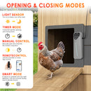 Advwin Solar Automatic Chicken Coop Door w/ App Control