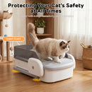 Advwin Self Cleaning Cat Litter Box Open Top APP Control