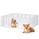 Advwin 20-Panel Dog Playpen with Door 180 x 150 x 61cm