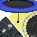Advwin 36” Mini Trampoline Rebounder Handrail Foldable