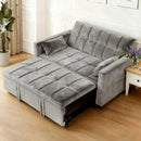 Advwin 3-in-1 Convertible Velvet Sofa Bed with Storage