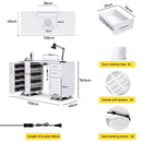 Advwin Manicure Table with Dust Collector White