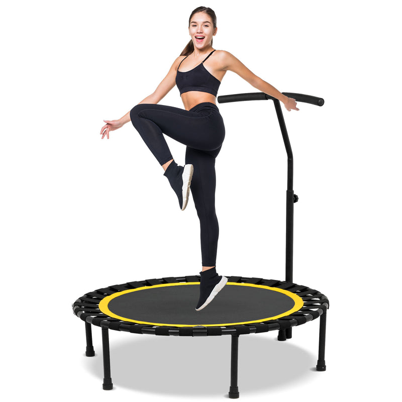 Advwin 50" Mini Trampoline w/Adjustable Handle