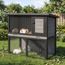 Advwin Rabbit Hutch 2 storey Wooden Pet Cage
