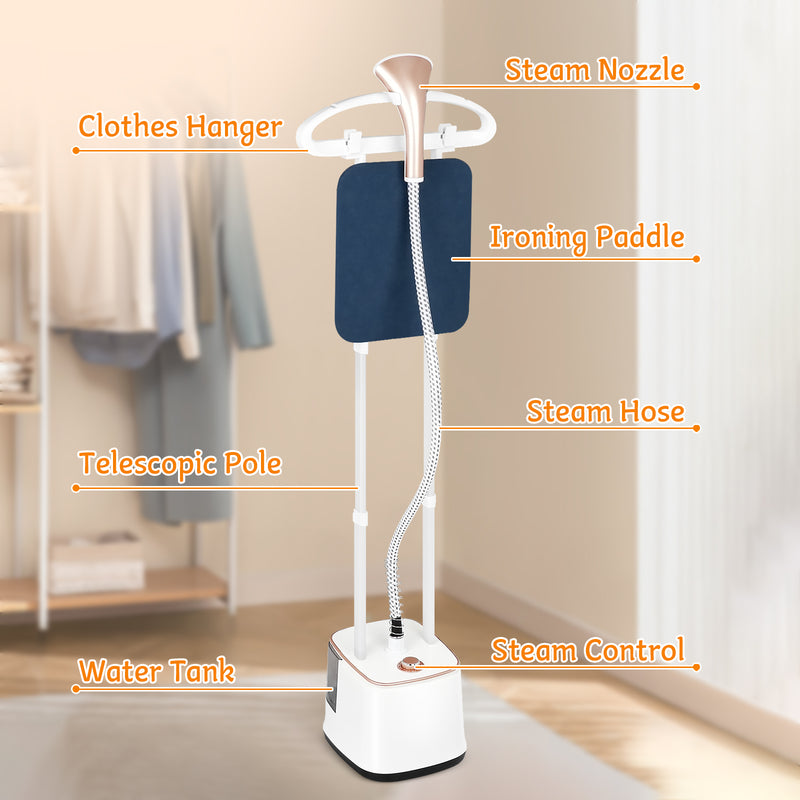 Advwin Standing Garment Steamer with 2.7L Tank