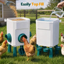 Advwin 12kg Automatic Chicken Feeder & 11L Waterer Set