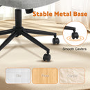 Advwin Armless Cross-Legged Ergonomic Office Chair