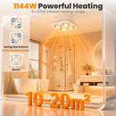 Advwin Bathroom Heater with Exhaust Fan & Heat Lamps