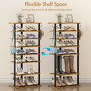 Advwin 8-Tier Vertical Shoe Rack Organiser Narrow