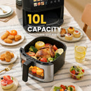 Advwin 12-in-1 Digital Air Fryer w/ LED Touchscreen 10L