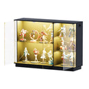 Advwin Glass Display Cabinet w/ 3-Color Sensor LED Light