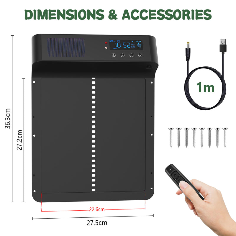 Advwin Remote Advwin Automatic Chicken Coop Door with Remote App