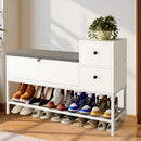 Advwin Shoe Rack Bench w/Flip Top Storage Cabinet