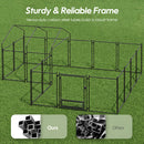 Advwin Large Metal Chicken Coop Run w/ Waterproof Cover