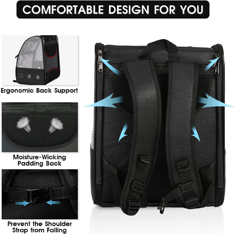 Advwin Pet Backpack Outdoor Portable Cat Dog Breathable
