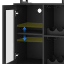 Advwin Sideboard Buffet Cabinet with LED Lights