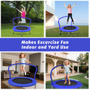 Advwin 36” Mini Trampoline Rebounder Handrail Foldable