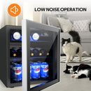 Advwin 46L Bar Fridge Glass Door Mini Fridge Refrigerator