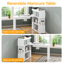 Advwin Manicure Table with Dust Collector Rotating Reversible