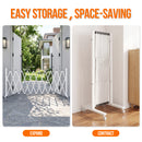 Advwin Metal Expandable Pet Safety Gate w/ Wheels 36-375cm