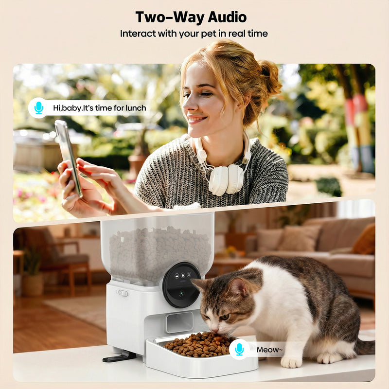 Advwin Automatic Pet Feeder 7L w/ HD Camera & APP Control