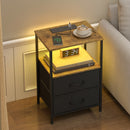 Advwin LED Bedside Table 60cm