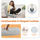 Advwin Armless Cross-Legged Ergonomic Office Chair