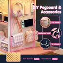 Advwin 80cm LED Gaming Desk w/ Power Outlets