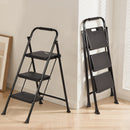 Advwin 3-Step Folding Ladder with Wide Anti-Slip Steps