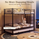 Advwin Metal Triple Sleeper Bunk Bed Single Black