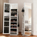 Advwin 360° Swivel Jewelry Cabinet with Lock