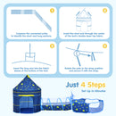 Advwin 3 in 1 Pop-Up Kids Play Tent with Baby Crawl