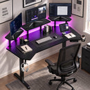 Advwin Wing Shaped Electric Standing Desk w/ LED Lights