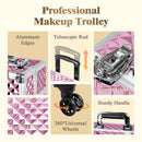 Advwin 4 in 1 Makeup Trolley Case Large Capacity