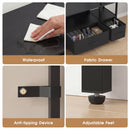 Advwin 197cm TV Stand with Bookshelf & LED Lights