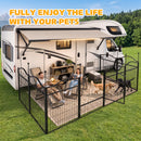 Advwin 8-Panel Outdoor Dog Playpen with Door