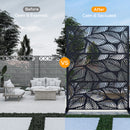 Advwin Leaf Metal Privacy Screen 119x183.5cm