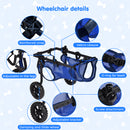 Advwin Small Dog Wheelchair for Disabled Pets