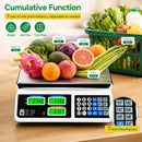 Advwin 40kg Price Computing Scale with Dual LCD Display