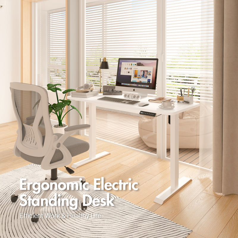 WISE Quick-Install Electric Height Adjustable Standing Desk 120cm
